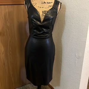 Fashion Nova "faux leather dress"